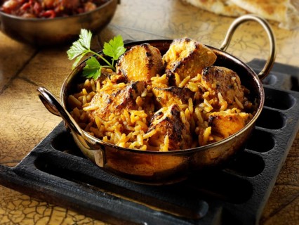 Indian Tikka Byriani chicken curry