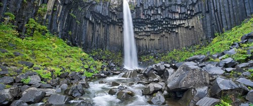 Svartifoss waterfall
