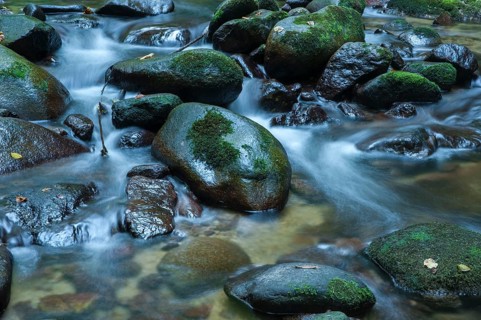 Grobbach creek near Geroldsauer Wasserfall waterfall