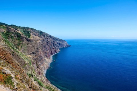 Cliff coast near Ponta do Pargo