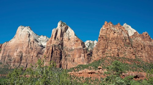 View from the Court of the Patriarchs to Abraham Peak