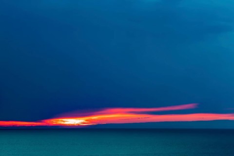 Sunset at the Bedruthan Steps