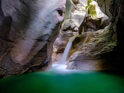 Waterfall in Taugler Strubklamm
