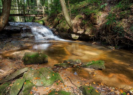 Waterfall at Struempfelbach stream