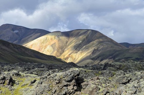 Brennisteinsalda Mountains and the Laugahraun lava field