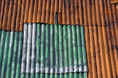 Rusty Corrugated iron roof