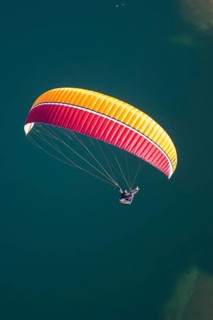 Paragliding over Lake Maggiore
