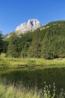 Cellonsee lake with Cellon Mountain