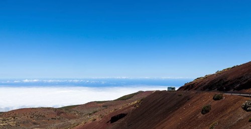 Street in Parque Nacional de las Canadas del Teide