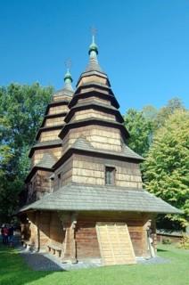 Old wooden Christian church