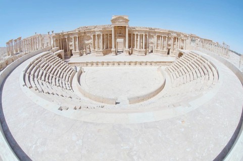 Amphitheatre in the ancient city of Palmyra