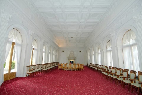 The large conference hall