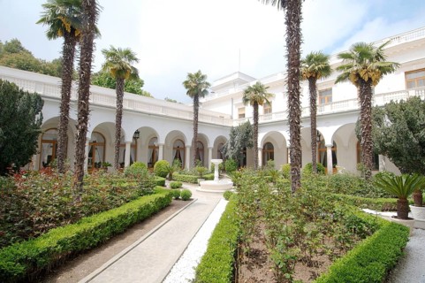 Italian courtyard of Livadia Palace