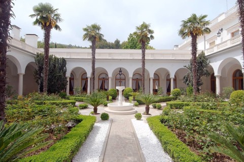 Italian courtyard