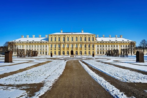 Schloss Schleissheim Palace in winter