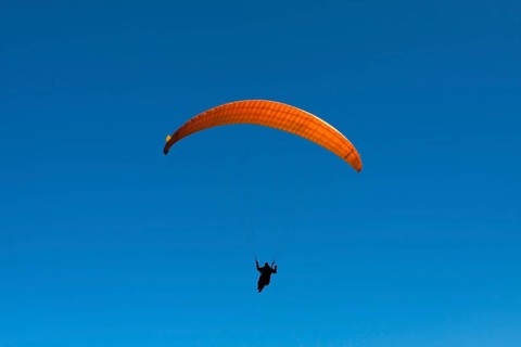 Paraglider at Mount Ebenalp