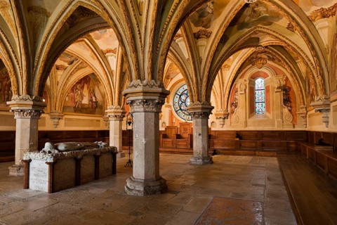 Holy Trinity Column in Heiligenkreuz Abbey