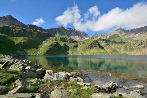 Grosser Schwarzsee lake or Timmelersee lake