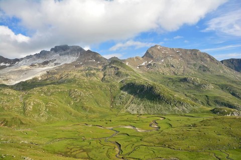 Meander of Timmelsbach stream