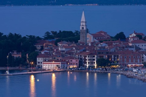 The marina in the evening