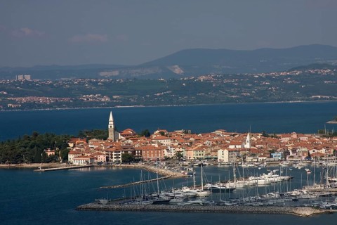 Bay and marina of Izola