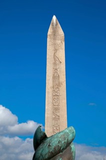 Serpentine Column with the Obelisk at the back