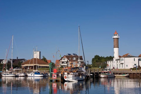 Harbour and a lighthouse
