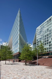 Spiegel Publishing House building on Ericusspitze
