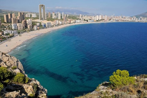 Playa de Poniente beach