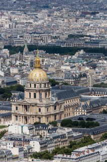 Chapel of Saint-Louis-des-Invalides seen from Tour Montparnasse tower