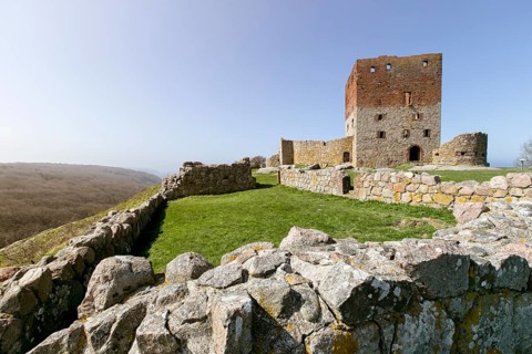 Hammershus castle ruins