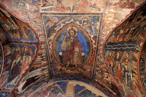 Christ Pantocrator fresco