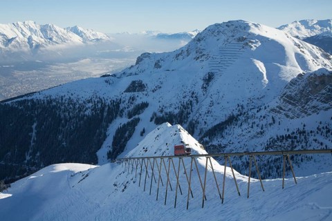 Olympic mountain railway Axamer Lizum