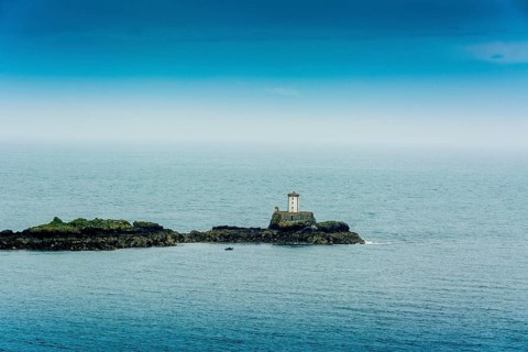 Lighthouse Lost-Pic at the spit of land Bilfot Point