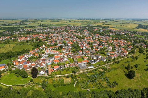 Aerial view of Ruethen