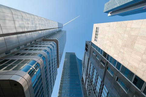 Silberturm or Silver Tower and other skyscrapers