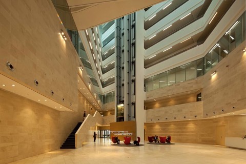 Spiegel Publishing House building on Ericusspitze