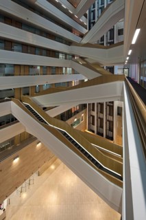 Spiegel Publishing House building on Ericusspitze