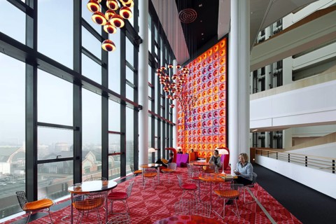 Spiegel Publishing House building on Ericusspitze