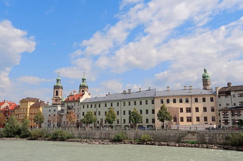 Historic town centre of Innsbruck with Innsbruck Cathedral