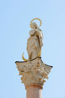 Statue of the Holy Virgin on St. Anne's Column