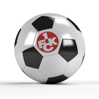 Football with the logo of 1. FC Kaiserslautern