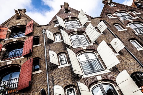 Houses on Brouwersgracht canal