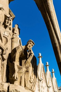 Facade of the Passion in Sagrada Familia