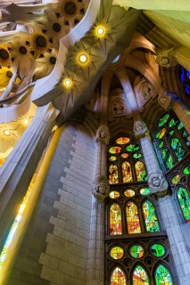 Interior of the Sagrada Familia