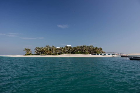 First inhabited island of the artificial archipelago 'The World' or 'World Islands'