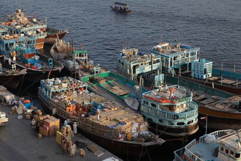 Dhows at Dubai Creek