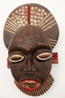 Traditional helmet mask from the West Cameroon Highlands