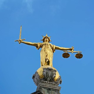 Old Bailey statue of Lady Justice