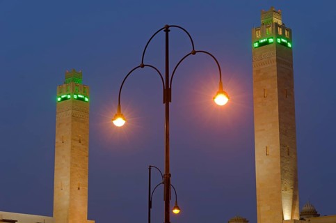 Minarets of the Sheikha Salama Mosque